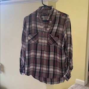 Charlotte Russe Flannel Top